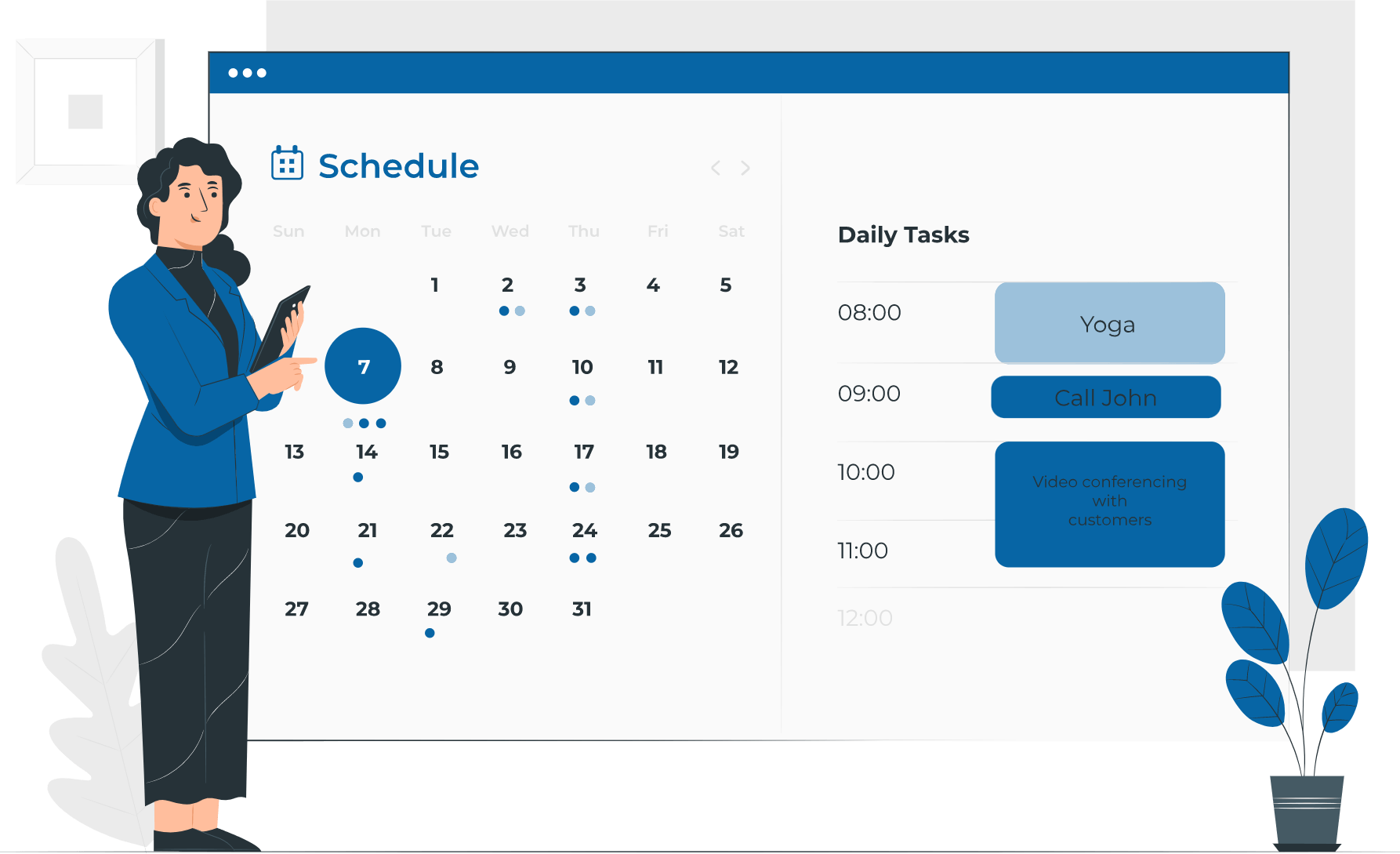 Schedule a Servicing Time Slot